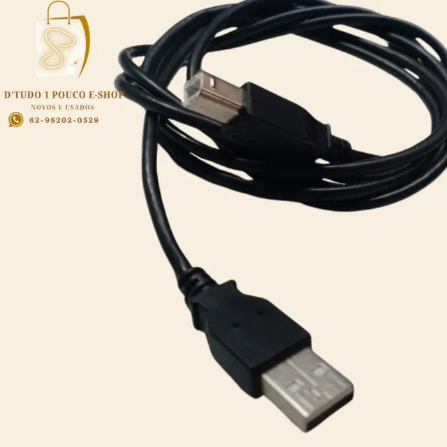Cabo de comunicação usb a/b 2.0 - Foto 2