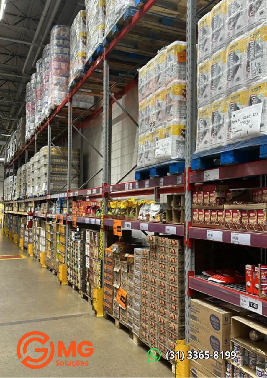 Porta Pallet Organização e Armazenamento de Carga - Foto 2