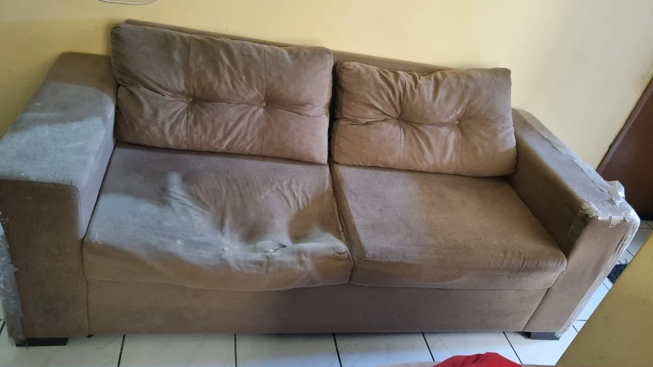 Sofá 2 lugares em tecido