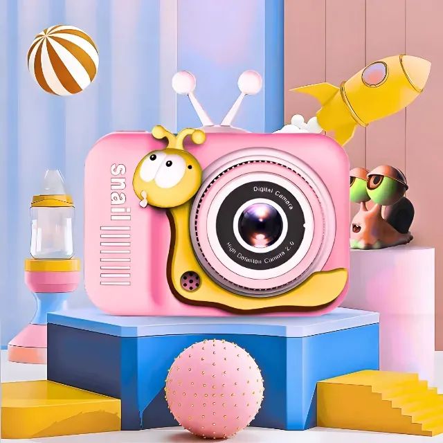 Câmera Digital Infantil Com Capa Anti-Queda - Foto 4