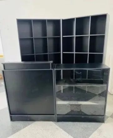 KIT COMPLETO - BALCÃO CAIXA + BALCÃO VITRINE + COLMEIA