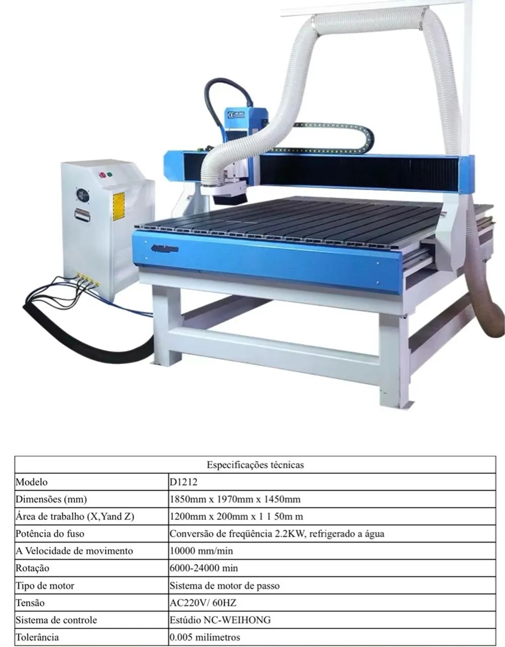 Máquina CNC Router 1.20x1.20m - Foto 4