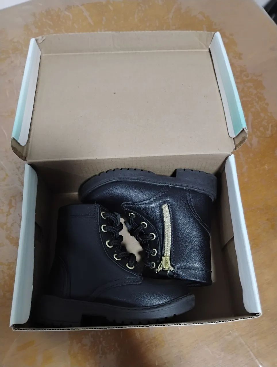 Botas infantis pretas da Unipasso - Foto 6