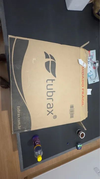 Cuba Tanque Lavanderia 55 X 45 Com Válvula Aço Inox 201 Tubrax