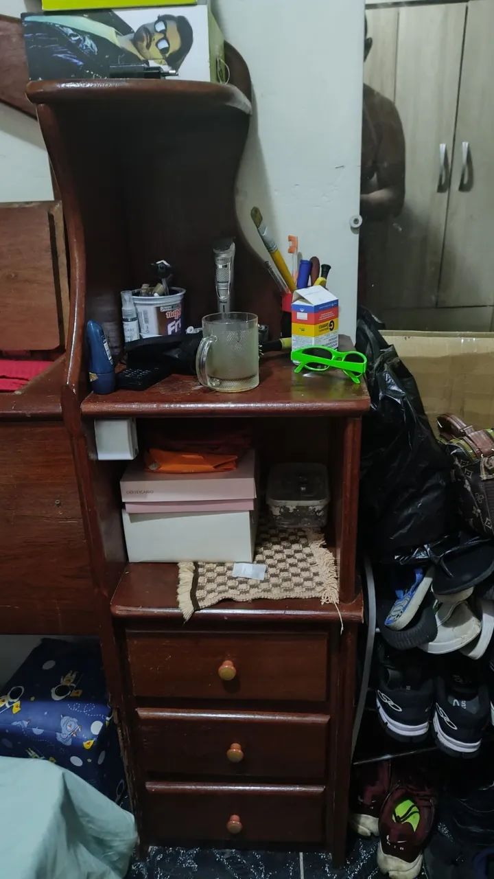 Cabeceira com gavetas e baú  - Foto 5