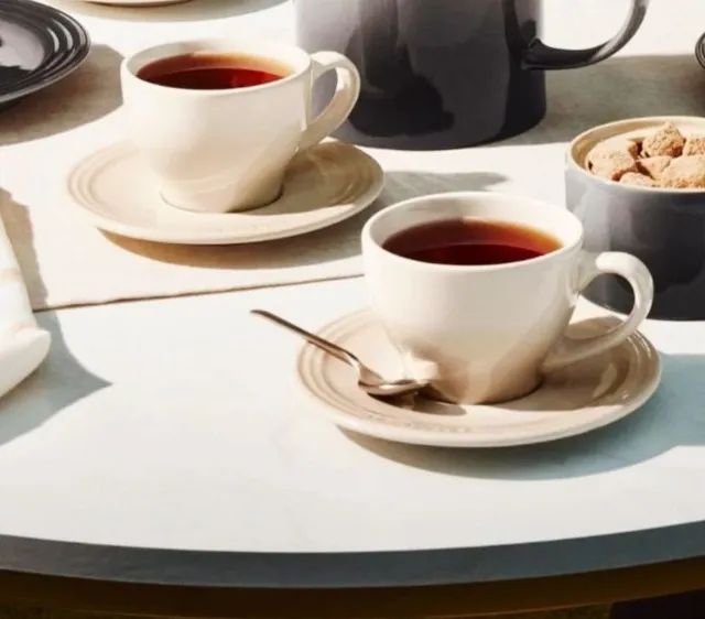 Set Canecas Capuccino Com Pires Merengue Le Creuset - Foto 3