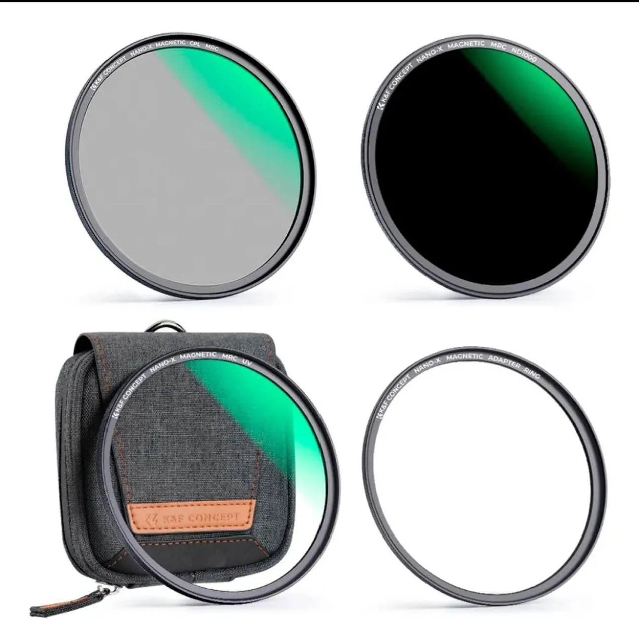 Kit de Filtros 49mm Magnéticos K&F Concept Nano-X