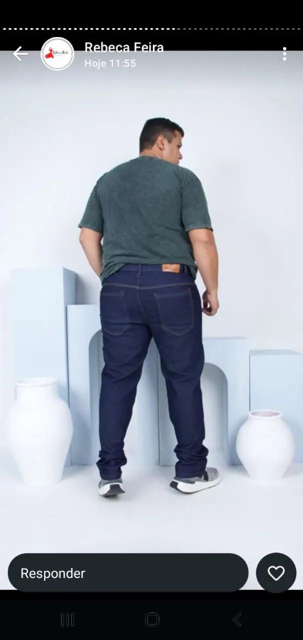 Calça Masculina Plus Size 46 a 52 - Foto 2