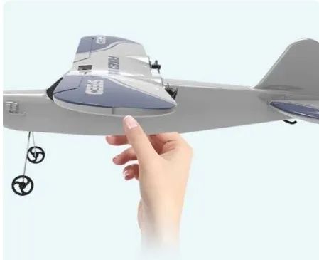 Avião Cesna Ty9 Fixed Wing 2.4g Planador Brushless - Foto 4