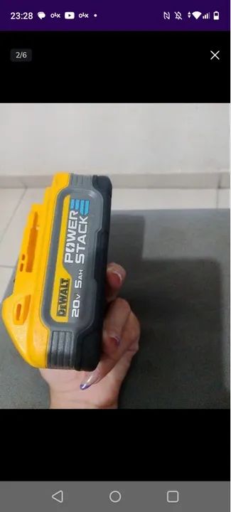 bateria dewalt 20v 5.Ah - Foto 4