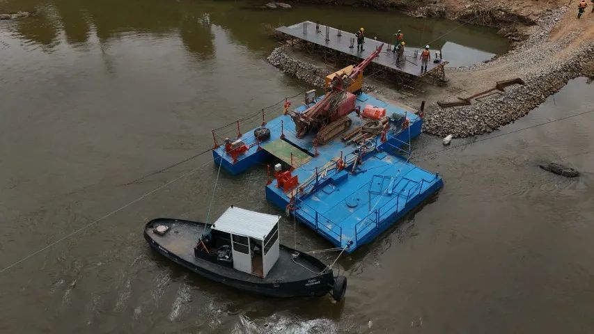 balsa draga lancha embarcação barco - Foto 4