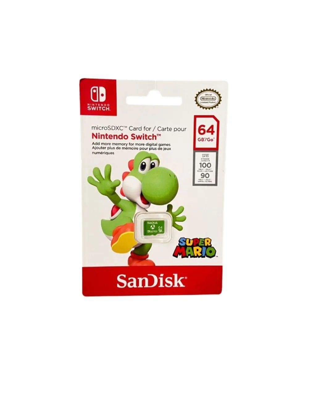 Cartão Micro SD SanDisk, Nintendo Switch 64GB - SDSQXAO-064G-GN6ZN - Foto 3