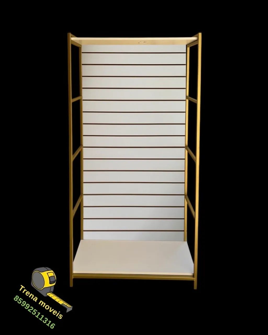 Expositor canaletado estilo industrial novo 