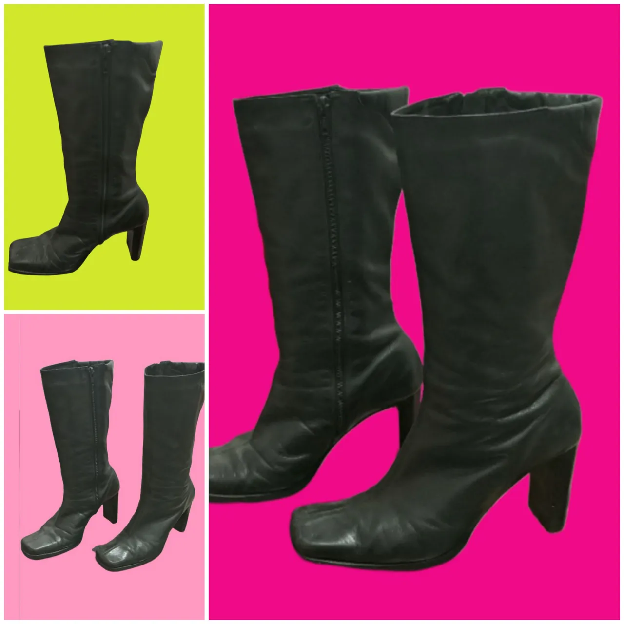 Botas de Couro Pretas Arezzo- Elegância e estilo!