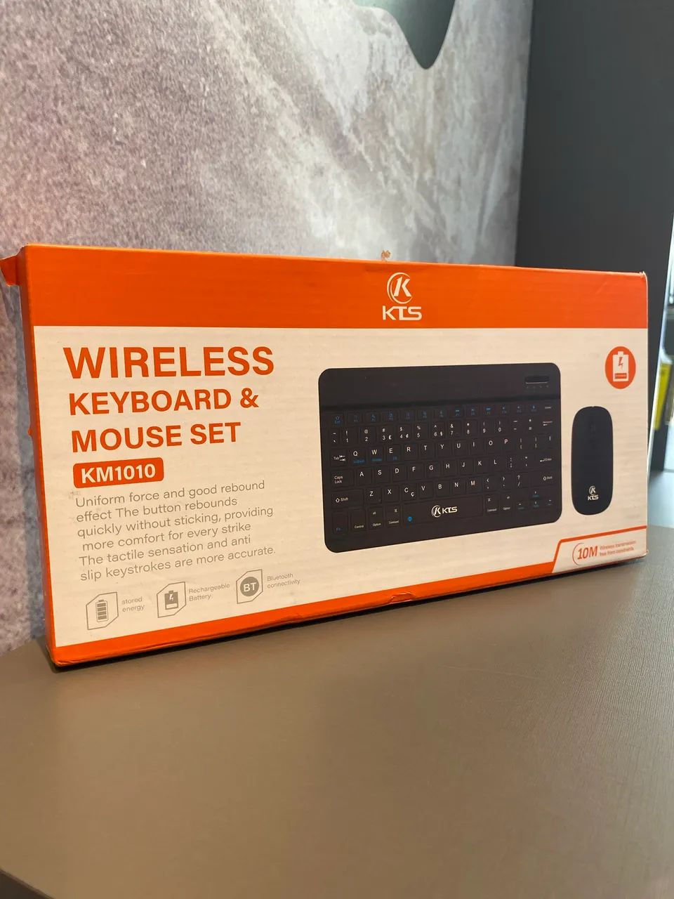 teclado e mouse sem fio KTS KM1010