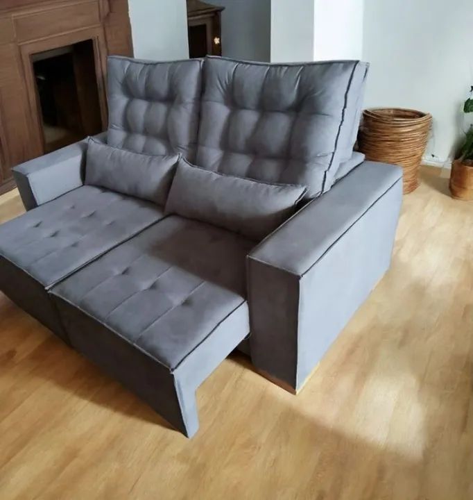 Estofado retratil e reclinavel 2.00 metros  - Foto 2