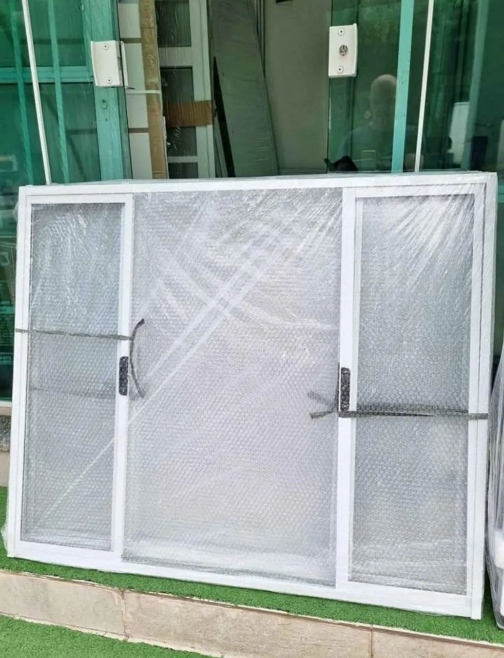 Janela Alumínio Branco Completa 