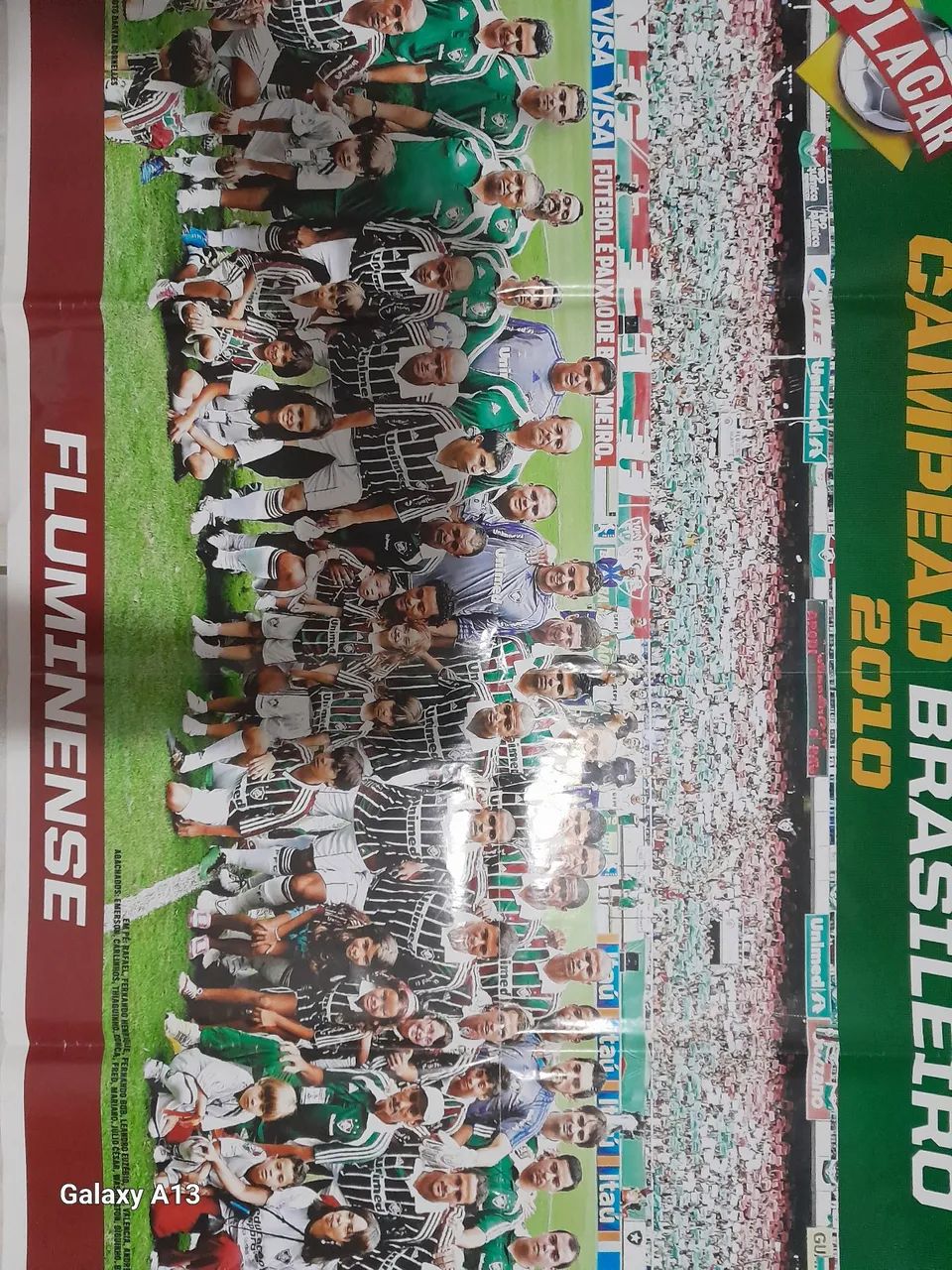 Pôster Fluminense ANO 2010 PLACAR  - Foto 2