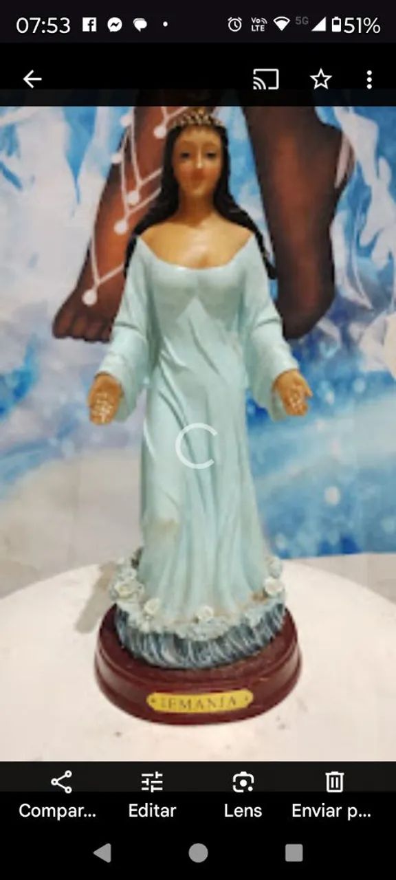 YEMANJA Resina 22cms  - Foto 2