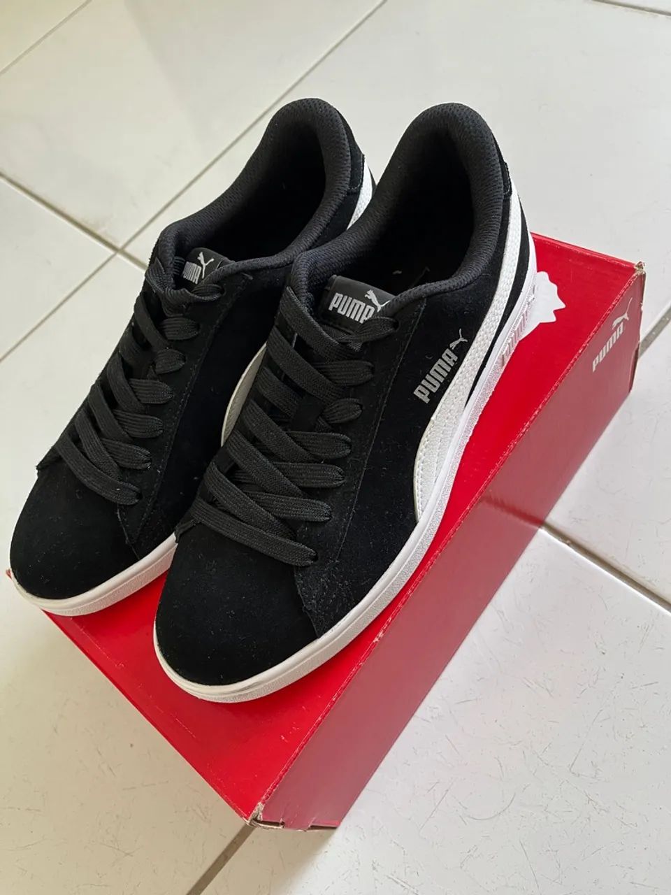 Tênis PUMA ORIGINAL Smash v2 BDP (NOVO)- Tamanho 39/40