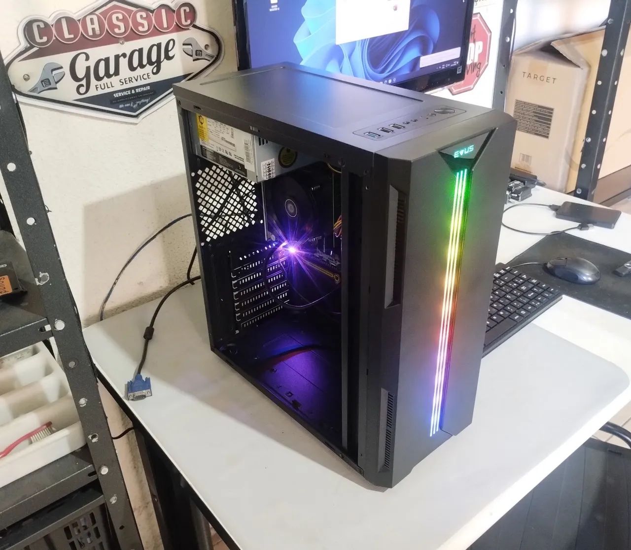 CPU "TORRE" i5 3.00GHz, 12GB, SSD: 128GB Nova na Caixa (900,00 no Pix) - Foto 5