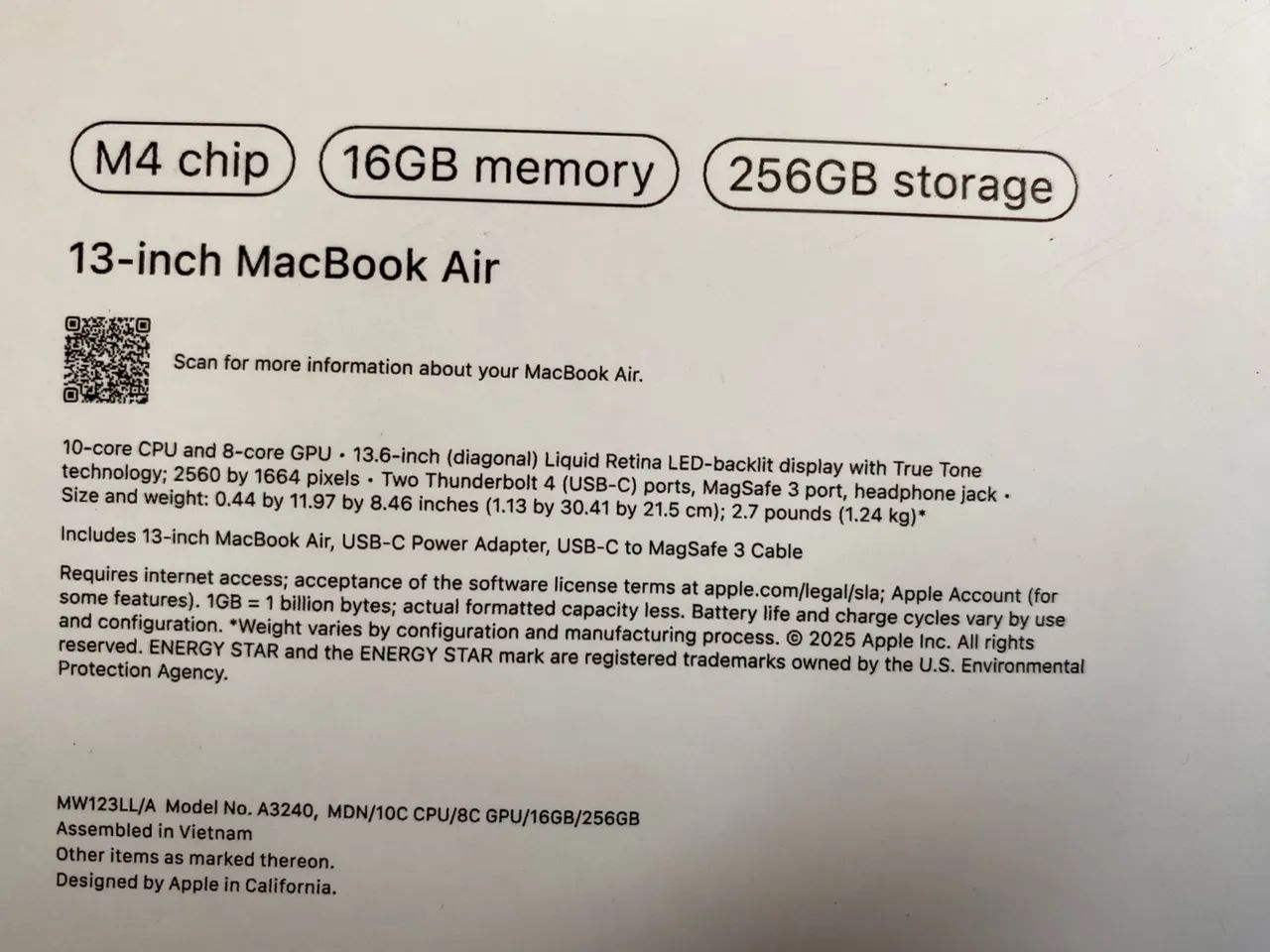 MacBook Air M4 | 16GB | 256 SSD na promoção  - Foto 2