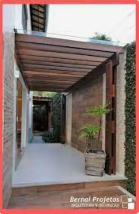Pergolados em madeira de lei, para área gourmet, garagens, jardins e etc. - Foto 4