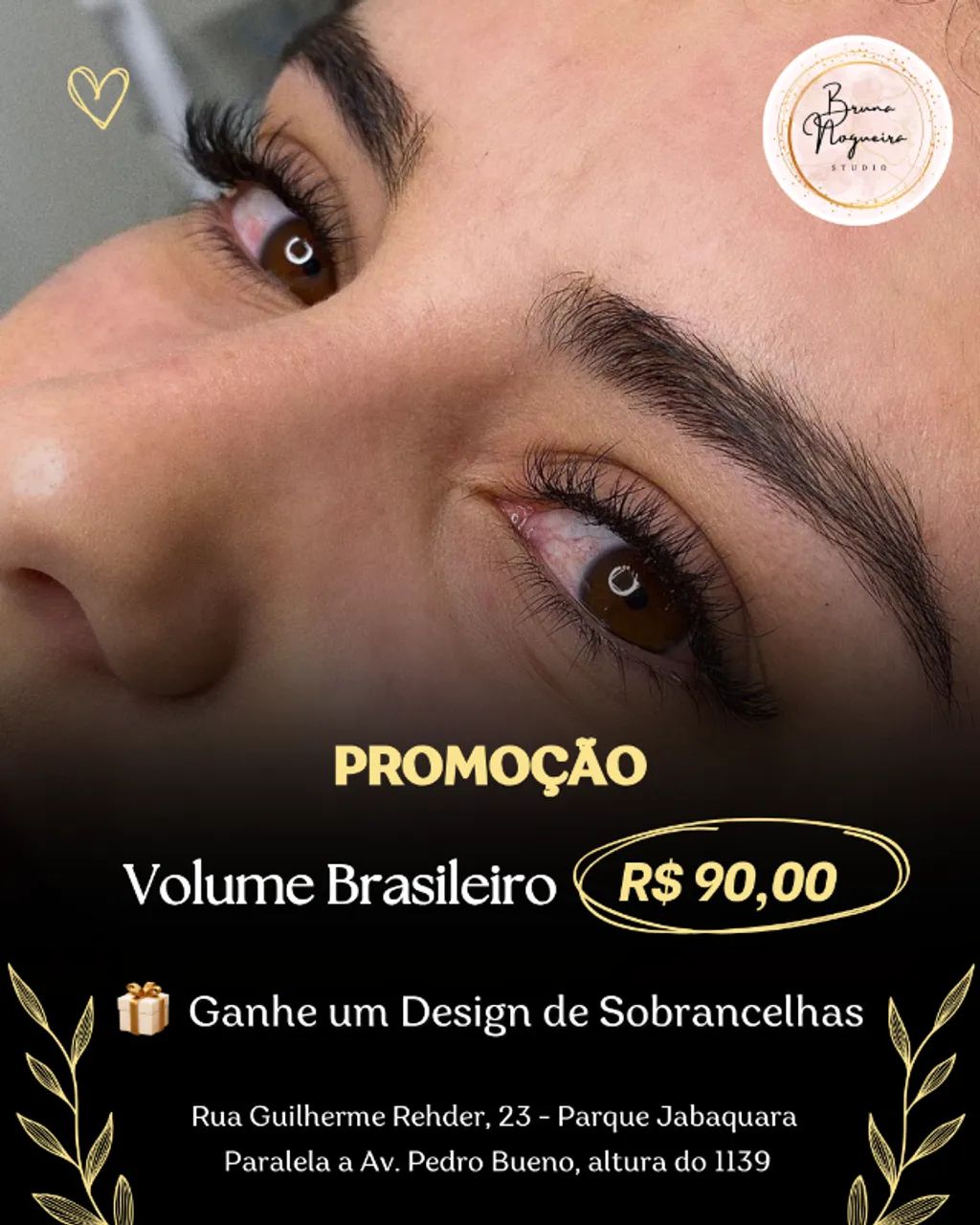 Extensão de Cílios Volume Brasileiro