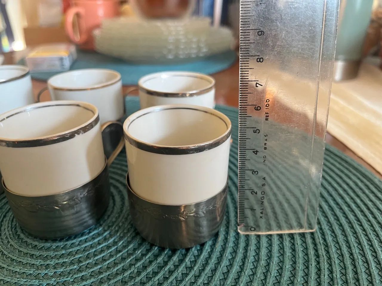 Jogo de 6 xícaras de café vintage - Foto 2