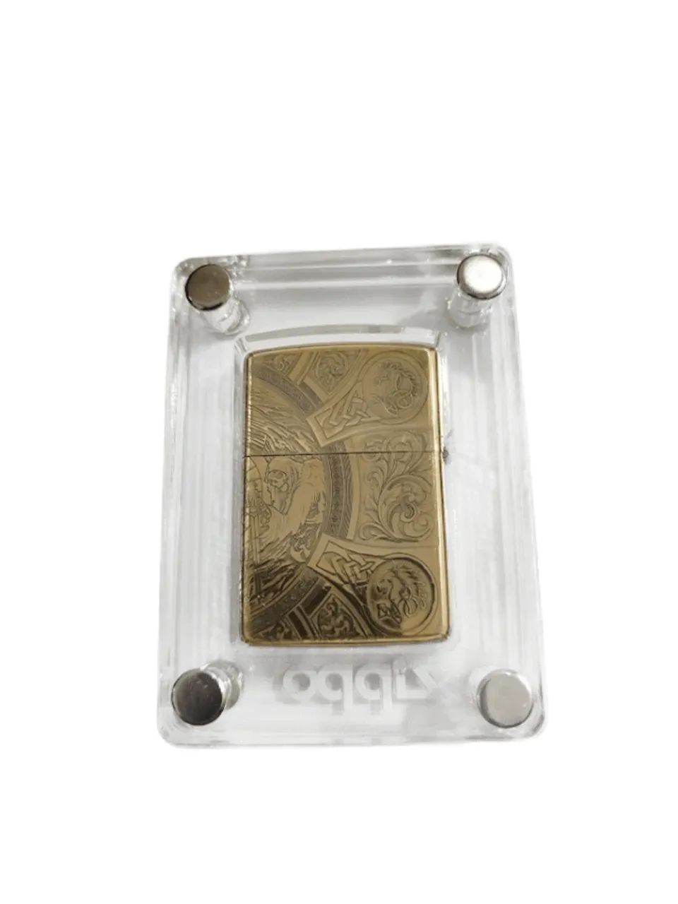 Isqueiro Zippo 4 cavaleiros apocalipse novo com case de acrílico - Foto 4