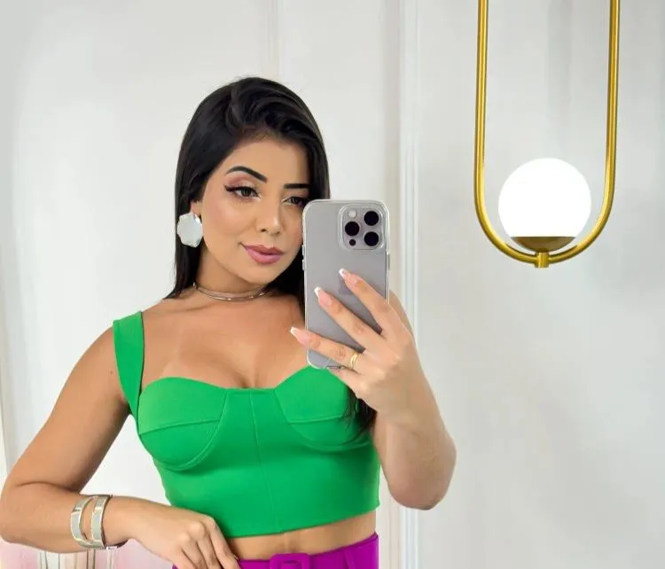 Top Verde Vibrante - Novo!