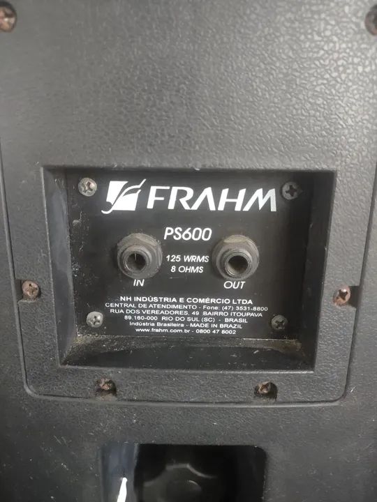 Caixa de Som Frahm PS600 120W 8 Ohms (par) - Foto 6