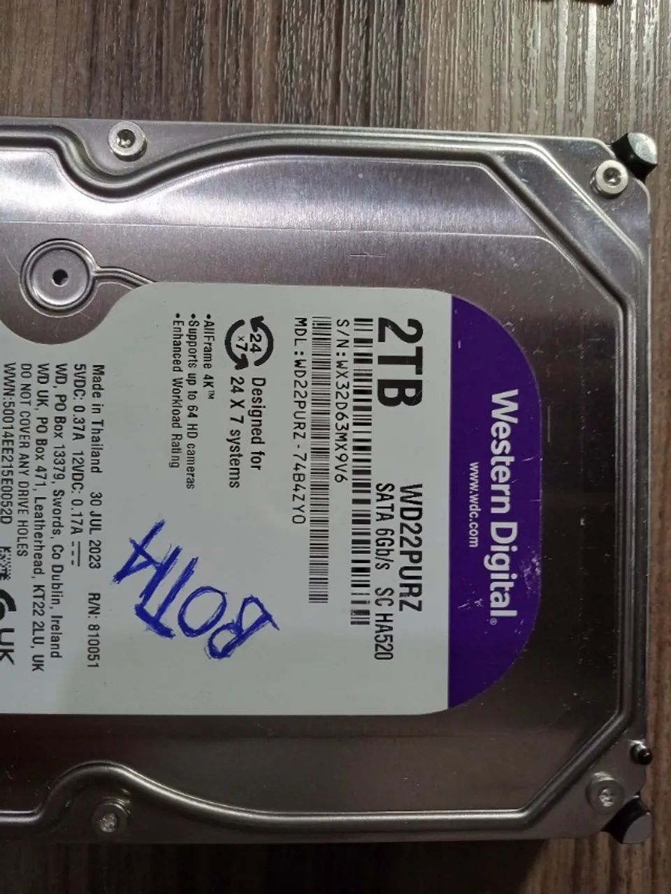 HD para vigilância 2 tb Purple - Foto 3