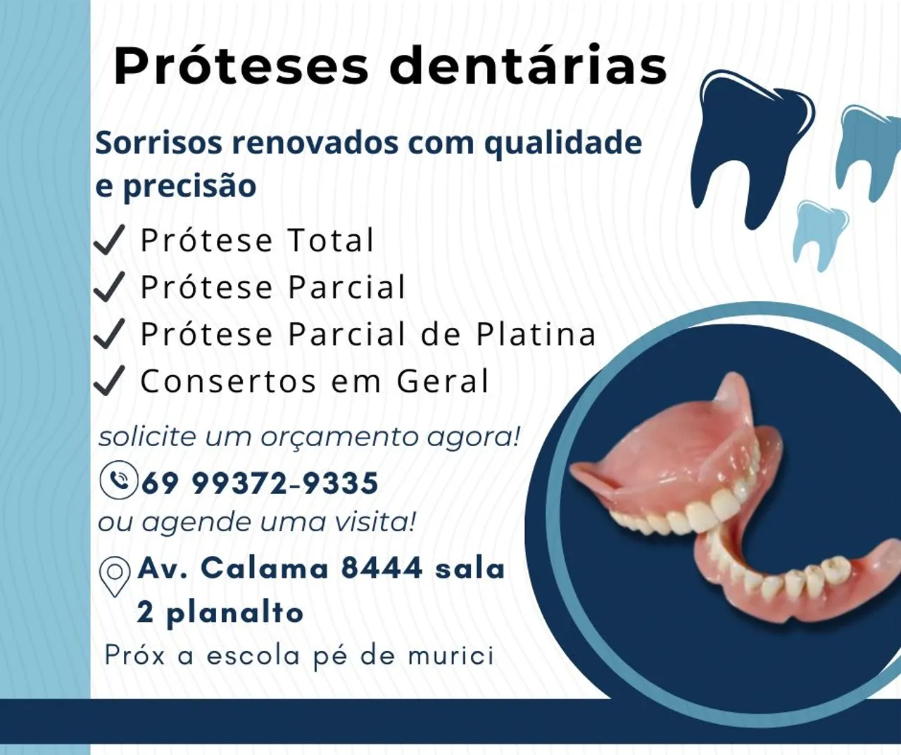 Próteses dentárias
