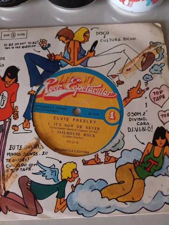 Disco de Vinil Elvis Presley - compactos 