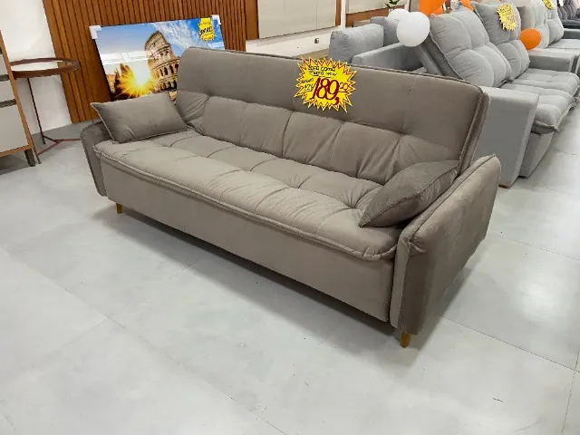 Desconto de Mostruário! Sofá-Cama Pronto para Sua Casa