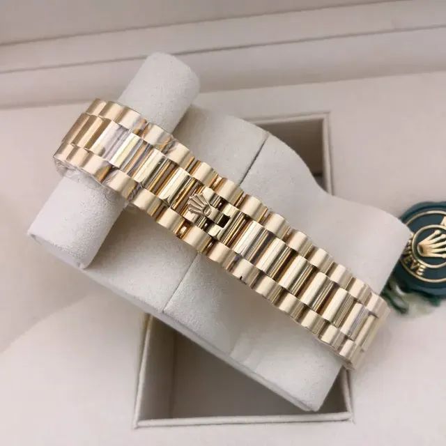 Relógio ROLEX AUTOMÁTICO DAY DATE Presidente Mostrador Preto - Foto 4