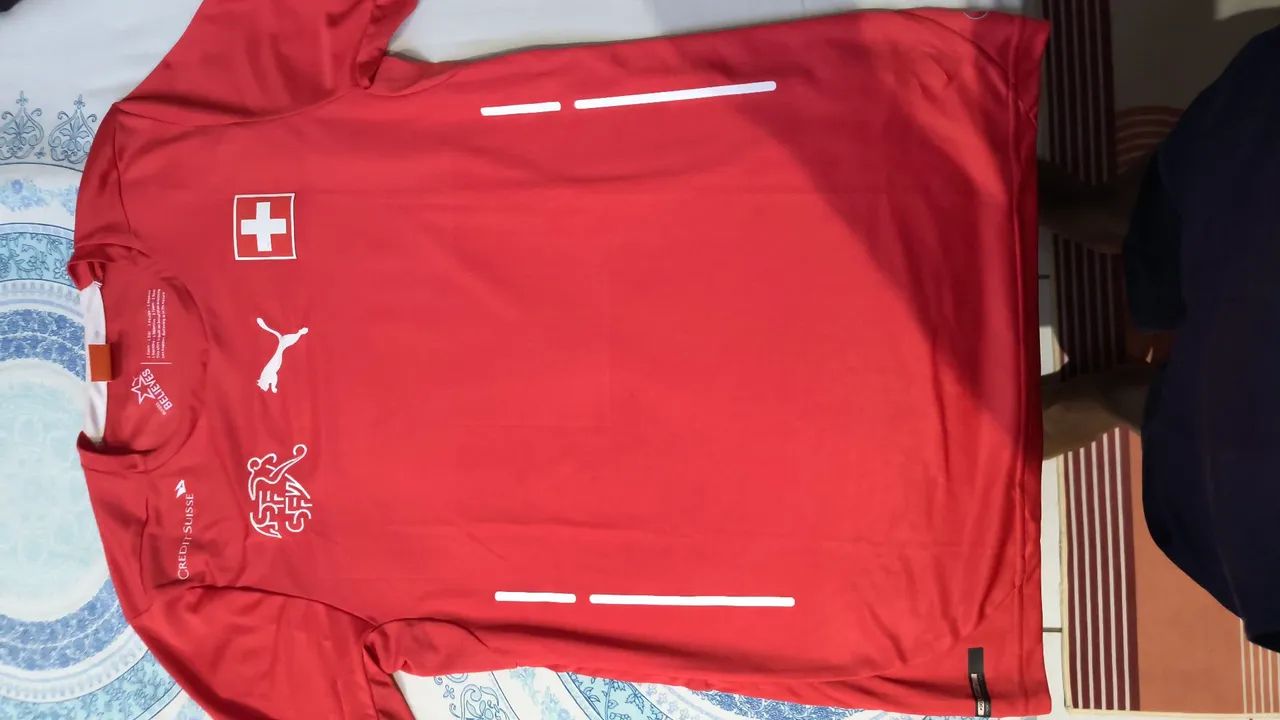 Camisa Suíça Puma Vermelha