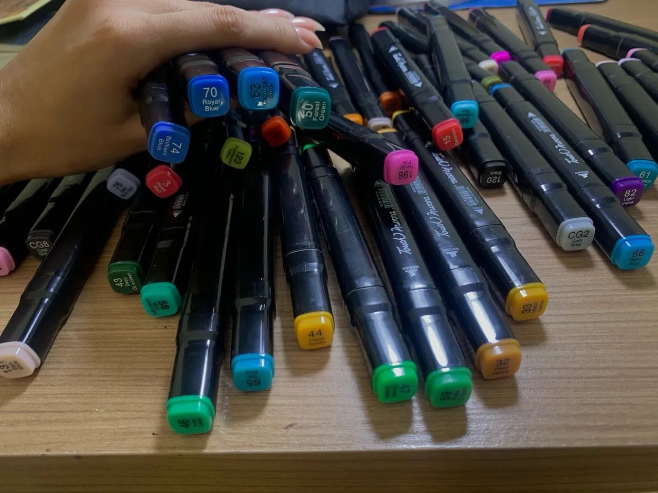 Pincéis marcadores Touch 