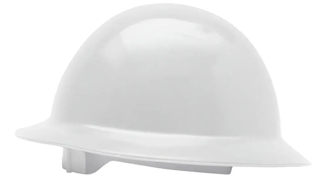 Kit com 5 capacetes aba total com carneira de 6 pontos de amortecimento na cor branca  - Foto 6