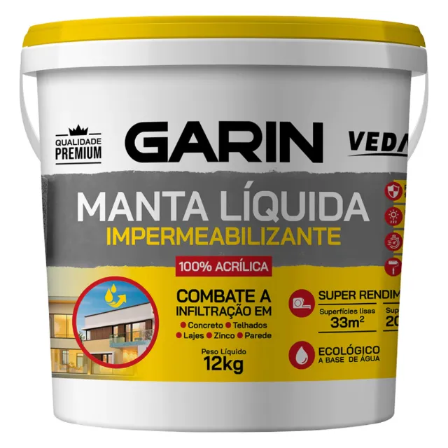 Manta Liquida Garin 12Kg - Faz até 33 metros Quadrados