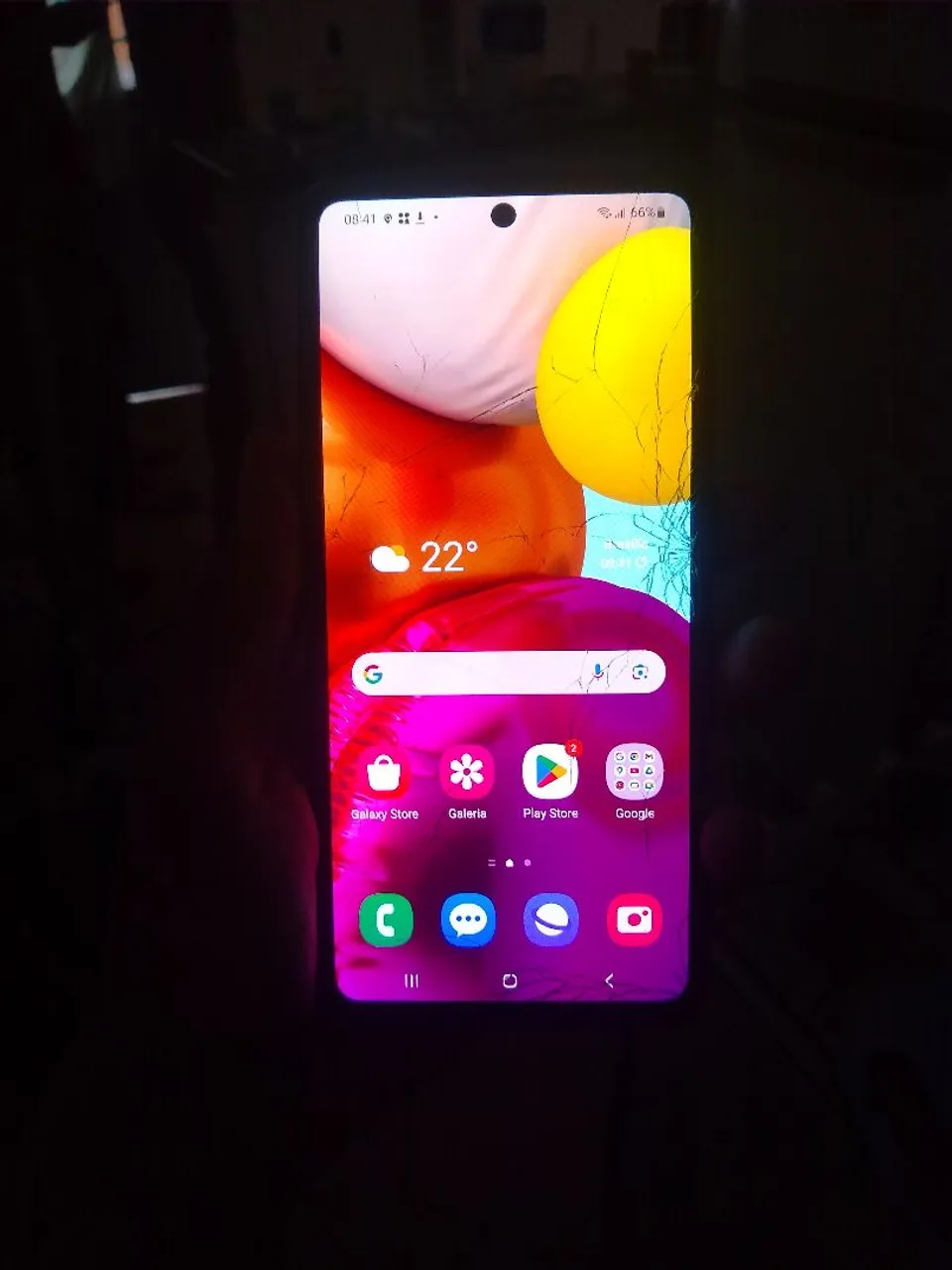 Samsung A71 trincado