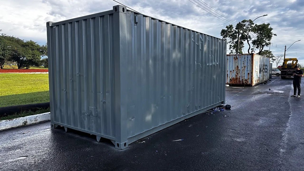 Container Maritmo para depósito de obra 6m - Foto 3