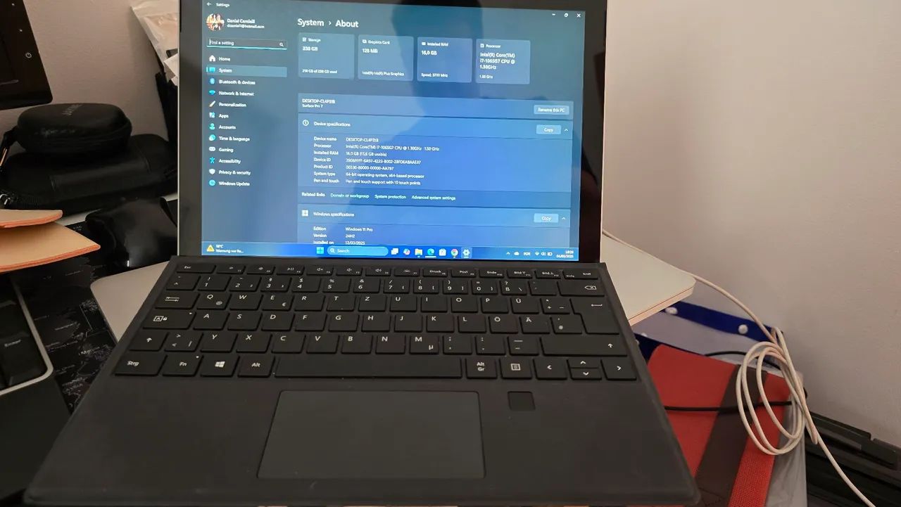 Notebook Microsoft Surface PRO 7 i7 16gb - Foto 2