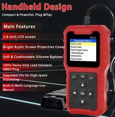 Scanner OBD2  ferramenta avançada de diagnóstico leitor de código suporte COD-AP200   - Foto 4