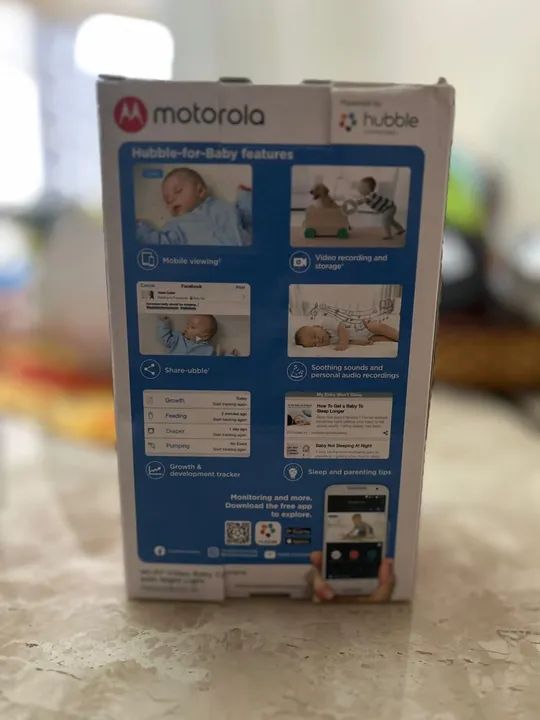 Baba eletronica multicolorida para bebês Motorola Peekaboo Wifi - Foto 2