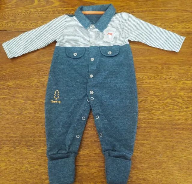 Macacão Para Bebê Manga Longa Grow Up