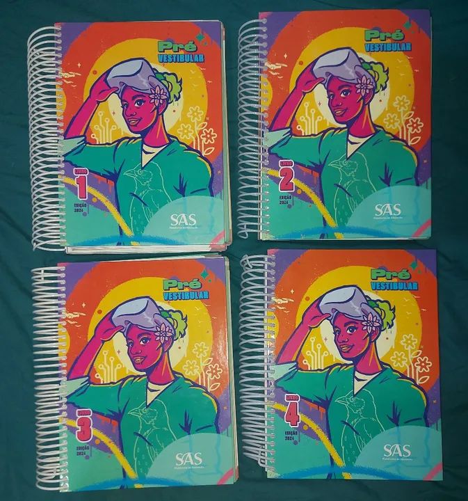 Apostilas SAS Pré-Vestibular (edição 2024 completa) - Foto 3