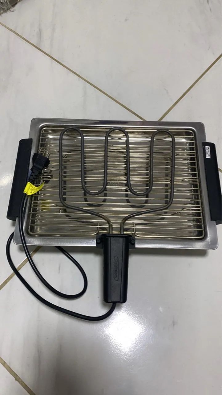 Churrasqueira Grelha Elétrica Portátil - Ideal para Churrasco - Foto 3