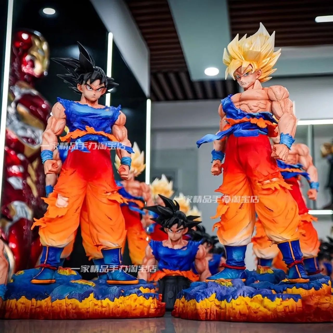 Dragon Ball Z Goku Namek Super Sayian JT Exclusive 1517/5000 GK PVC  - Foto 4
